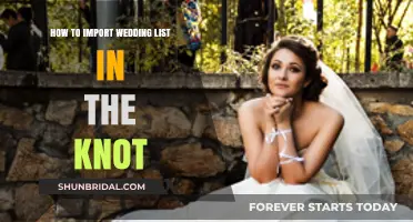 Effortlessly Import Your Wedding List to The Knot: A Step-by-Step Guide