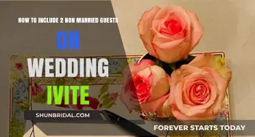 Thoughtful Wedding Invite Wording for Unmarried Guest Pairs