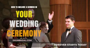 Incorporating a Meaningful Sermon into Your Wedding Ceremony: A Guide