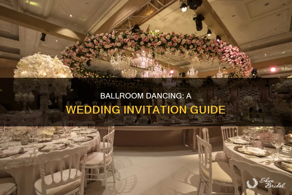 how to include ballroom in wedding invitation