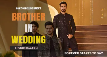 Involving the Bride's Brother: Creative Ways to Include Him in Your Wedding
