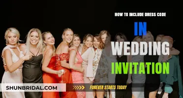 Guide to Adding Dress Code to Wedding Invites