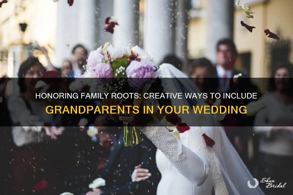how to include grandparents in wedding program