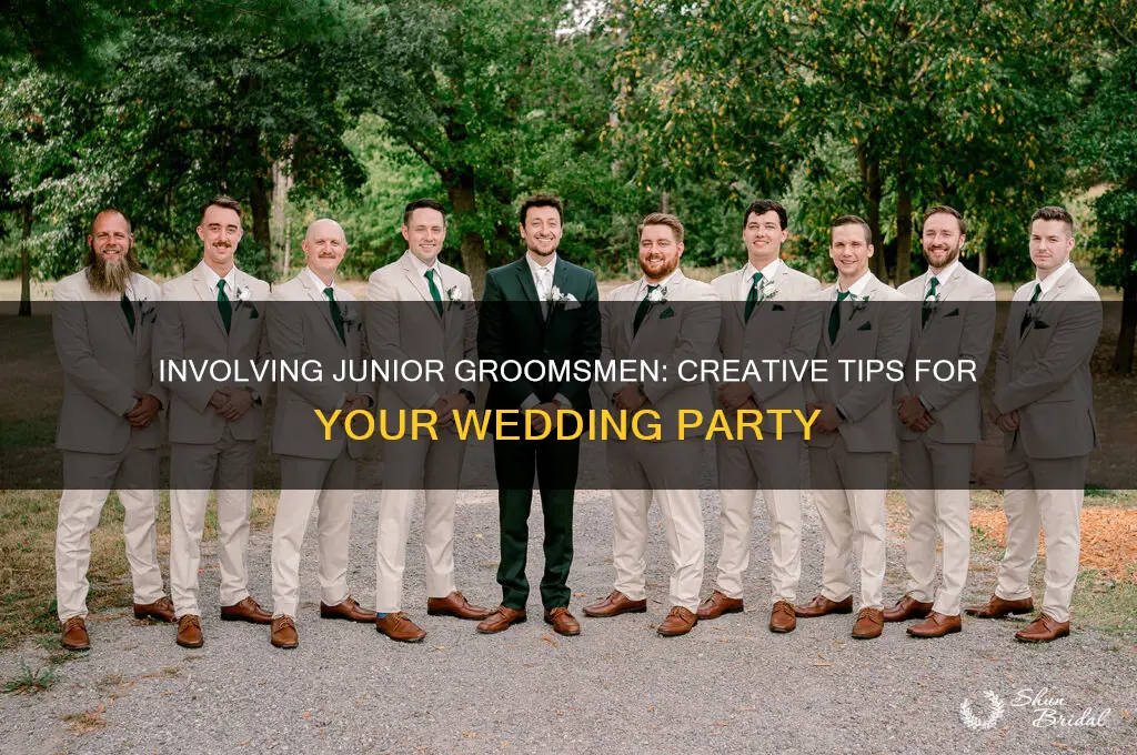 how to include junior groomsmen