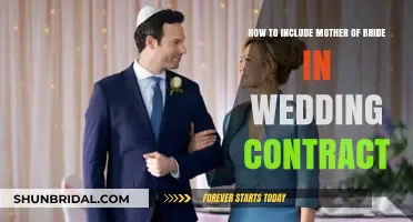 Involving the Mother of the Bride: A Guide to Wedding Contracts