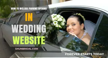 Simplify Guest Arrival: Adding Parking Details to Your Wedding Website