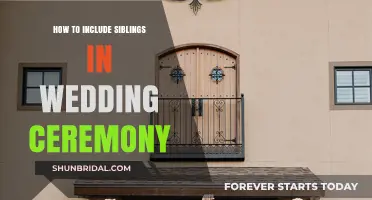 Involving Siblings in Your Wedding: Creative and Meaningful Ceremony Ideas