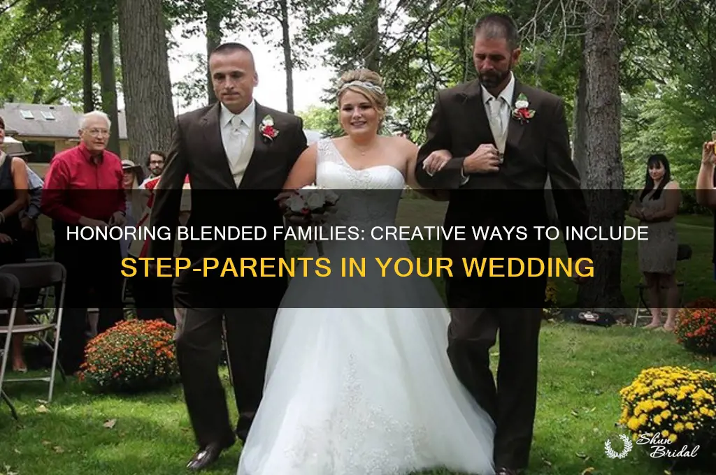 how to include step parents in wedding