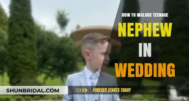 Involving Your Teenage Nephew in Your Wedding: Creative Ideas and Tips