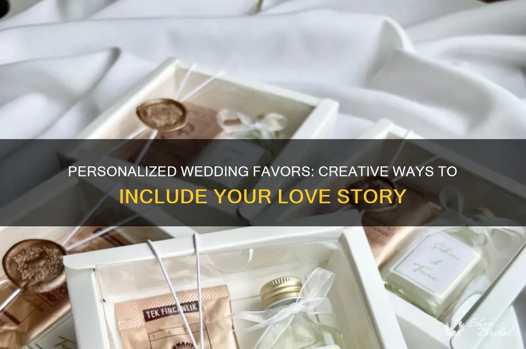 how to include you as a couple in wedding favors
