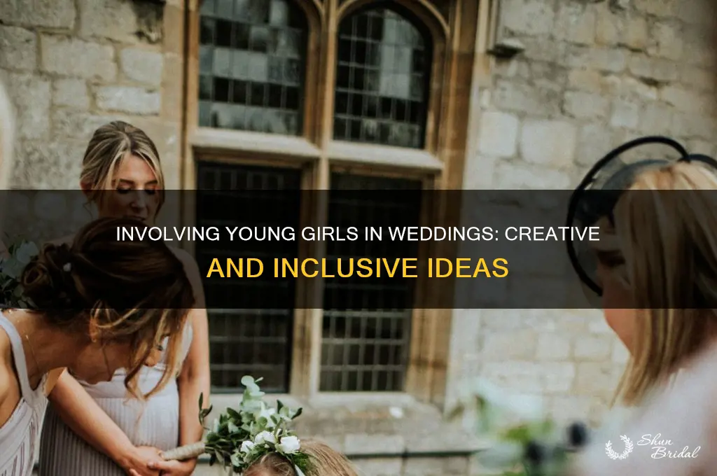 how to include young girls in wedding
