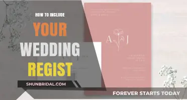 Creative Ways to Seamlessly Include Your Wedding Registry in Invitations