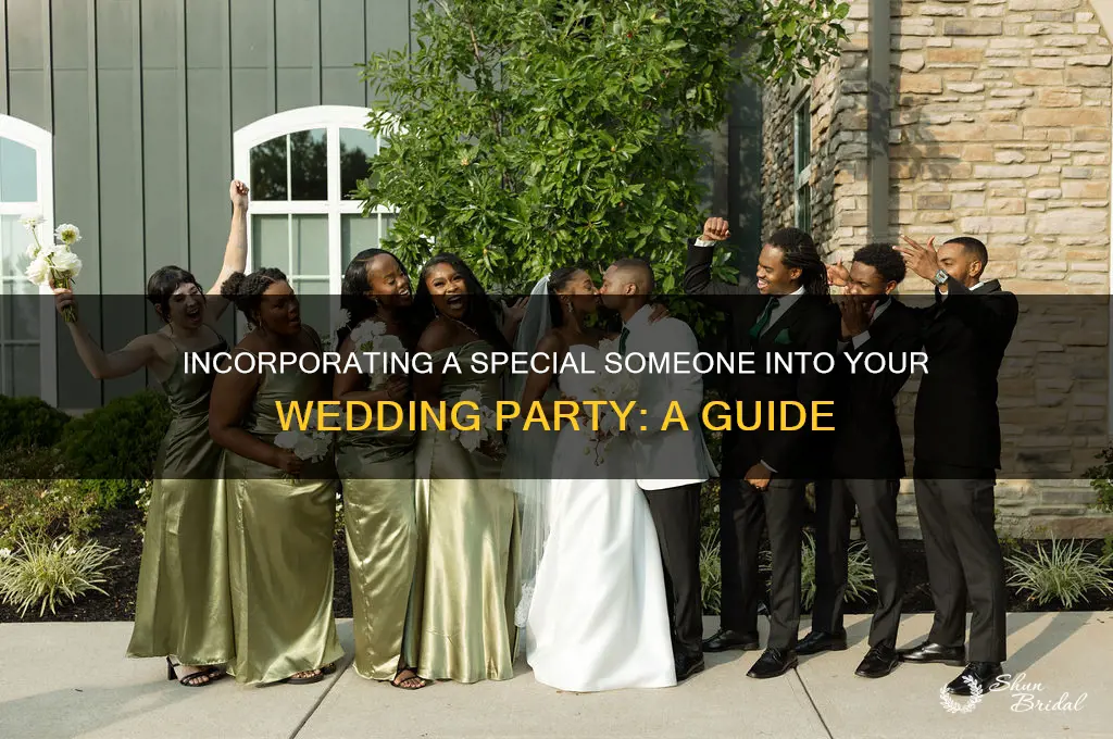 how to incorpoate someone into wedding party