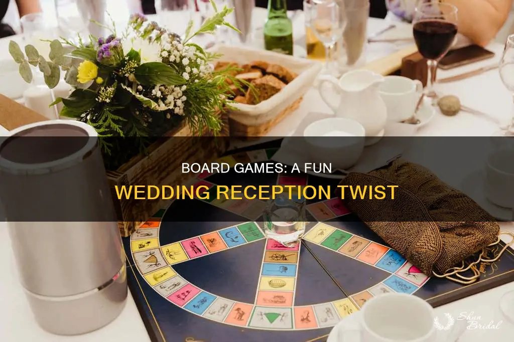 how to incorporate board games into wedding reception