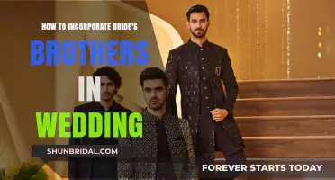 Involving the Bride's Brothers: Creative Wedding Roles and Ideas