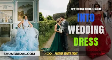 Adding a Splash of Color to Your Wedding Dress
