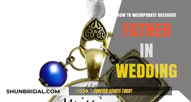 Honoring Your Deceased Father on Your Wedding Day: Creative Ideas