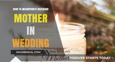 Honoring Your Deceased Mother on Your Wedding Day: Thoughtful Ideas