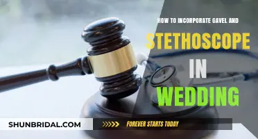 Unique Wedding Ideas: Blending Gavel & Stethoscope Themes Seamlessly