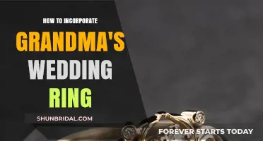 Incorporating Heirloom Jewelry: Grandma's Wedding Ring
