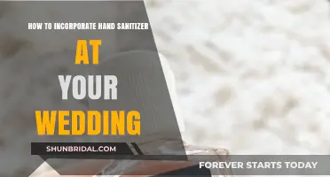 Sanitize in Style: Incorporating Hand Sanitizer into Your Wedding Day