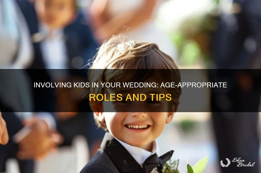 how to incorporate kids into your wedding age guide