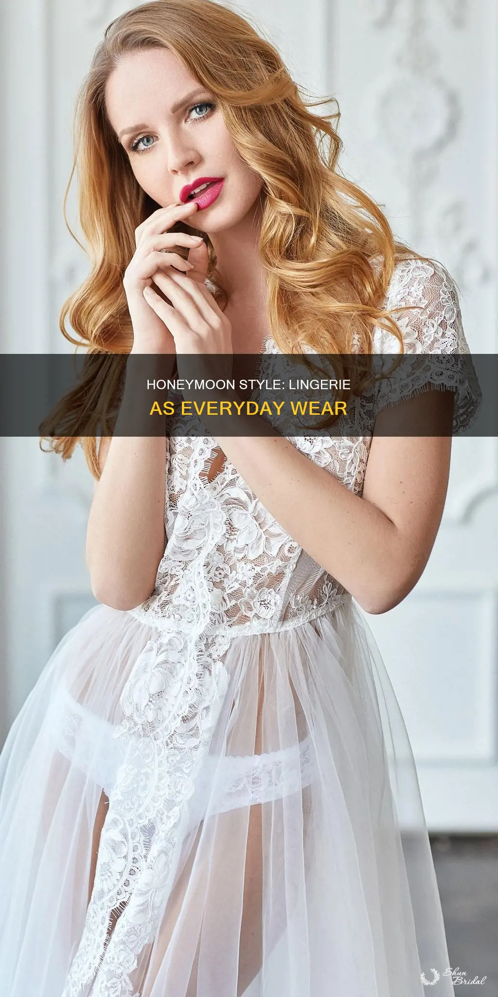 how to incorporate lingerie in everyday look honeymoon