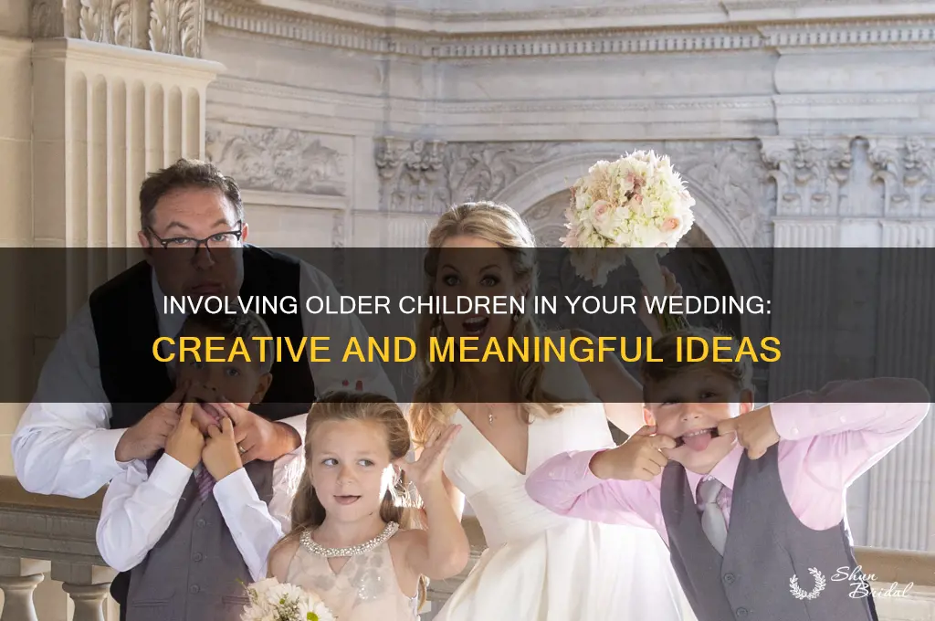 how to incorporate older child into wedding ceremony