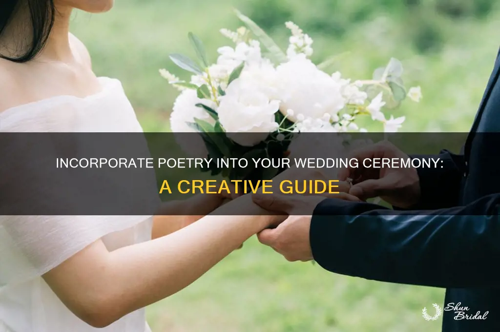 how to incorporate poem into wedding ceremony