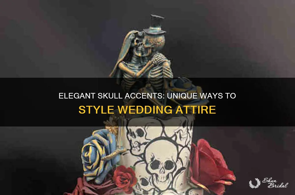 how to incorporate skiull into wedding attatire