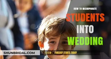 Involving Students in Your Wedding: Creative Roles and Ideas
