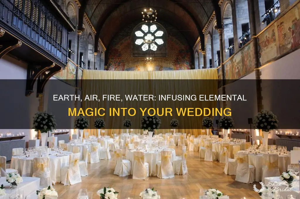 how to incorporate the 4 elements into a wedding