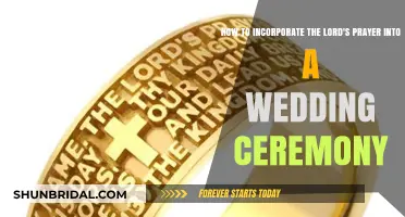 Sacred Vows: Integrating the Lord's Prayer into Your Wedding Ceremony