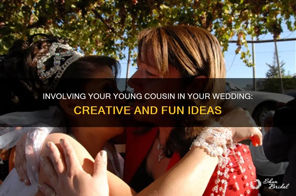 how to incorporate young cousin in wedding