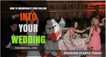 Incorporate Your College Memories into Your Wedding Day