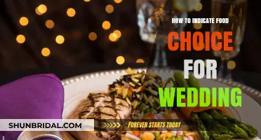 Elegant Wedding Food Choices: How to Indicate Preferences for Guests