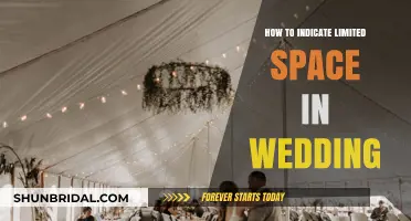 Creative Ways to Communicate Limited Space at Your Wedding Celebration