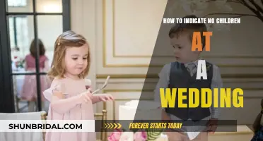 Child-Free Wedding Etiquette: How to Graciously Indicate No Children Allowed