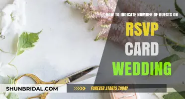 RSVP Etiquette: Clearly Indicating Guest Count for Your Wedding Celebration