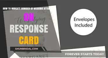 RSVP Etiquette: Clearly Indicating Wedding Guest Count on Response Cards