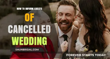 Gracefully Informing Guests of a Cancelled Wedding: Tips and Etiquette