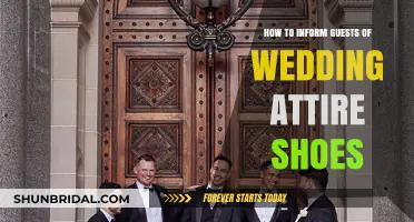 Wedding Attire Guide: Informing Guests About Appropriate Shoes
