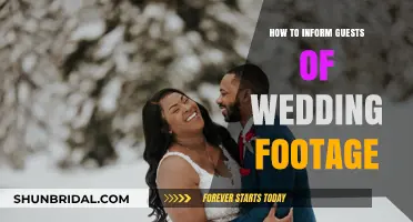 Sharing Your Wedding Footage: A Guide to Informing Guests Gracefully