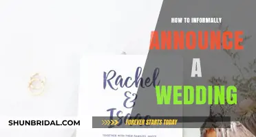 Casual Wedding Announcement Ideas: Sharing Your Big News with Ease