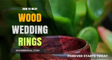Creating Unique Wood Wedding Rings with Inlay Techniques