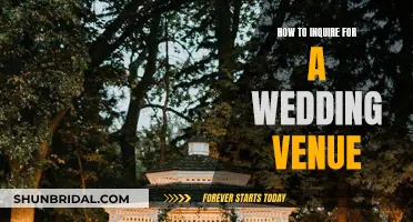 Inquiring About Your Dream Wedding Venue