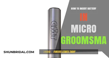 Easy Steps to Insert Battery in Micro Groomsman Trimmer