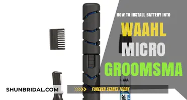 Easy Guide to Installing Battery in Waahl Micro Groomsman Trimmer