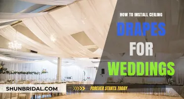 Elegant Wedding Ceiling Drapes: Step-by-Step Installation Guide