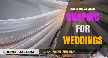 Elegant Wedding Ceiling Draping: A Step-by-Step Installation Guide